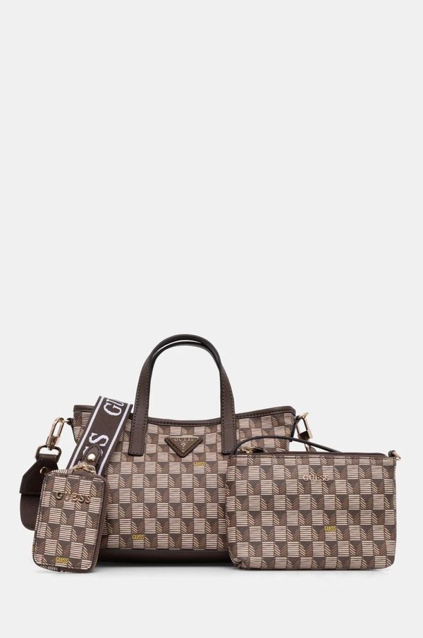 Guess Torba Guess boja: smeđa, HWJT93 44750
