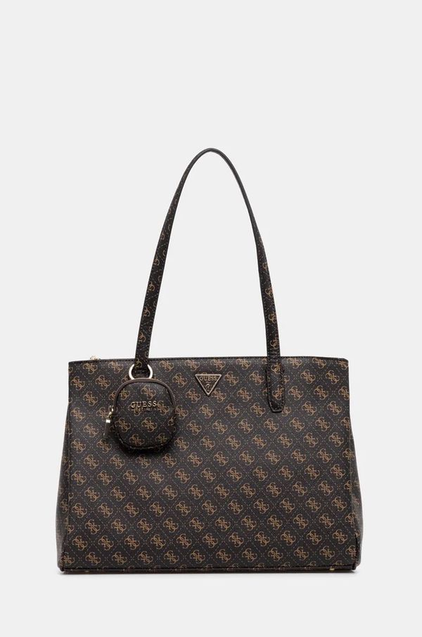 Guess Torba Guess boja: smeđa, HWQG90 06230