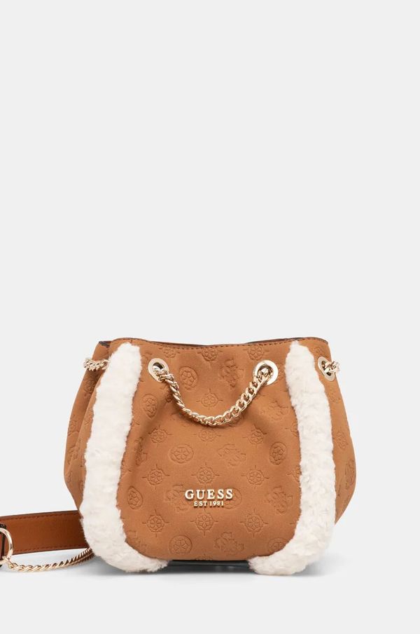 Guess Torba Guess DAVIKA boja: smeđa, HWPG94 97040