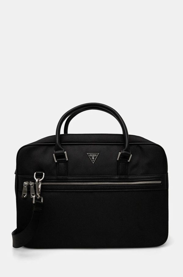 Guess Torba Guess LUGANO boja: crna, HMLUHN.P4447