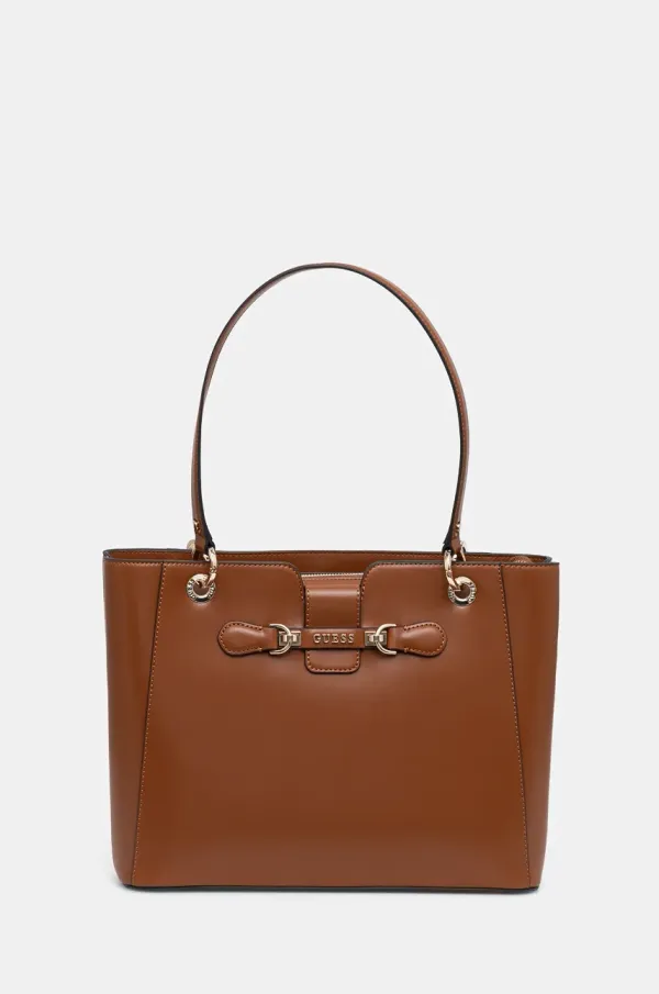 Guess Torba Guess NOLANA boja: smeđa, HWVG95 00250