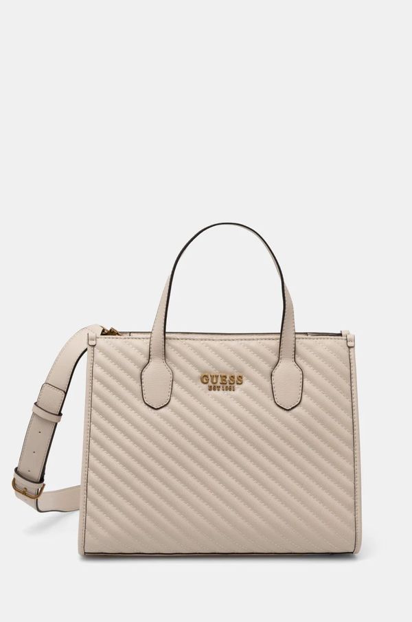 Guess Torba Guess SILVANA boja: bijela, HWQV86 65220