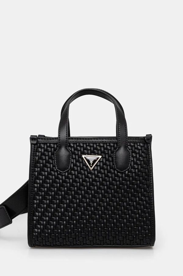 Guess Torba Guess SILVANA boja: crna, HWWW86 65770