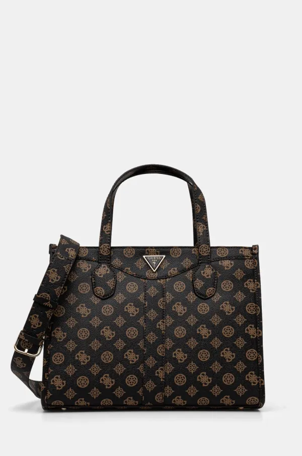 Guess Torba Guess SILVANA boja: smeđa, HWPP86 65220