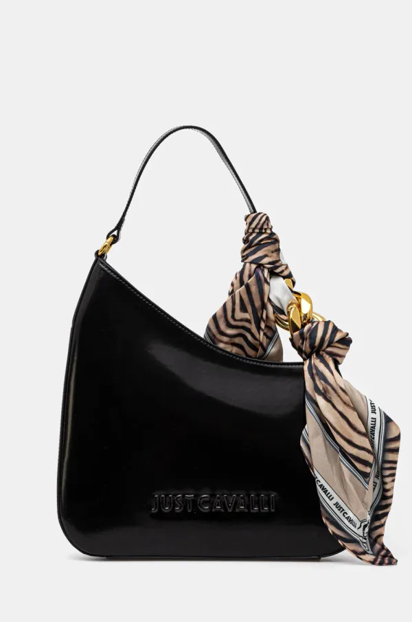 Just Cavalli Torba Just Cavalli boja: crna, 78RA4BH2 ZSB86