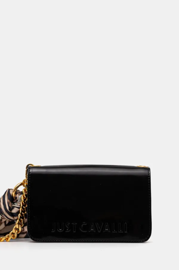 Just Cavalli Torba Just Cavalli boja: crna, 78RA4BH7 ZSB86