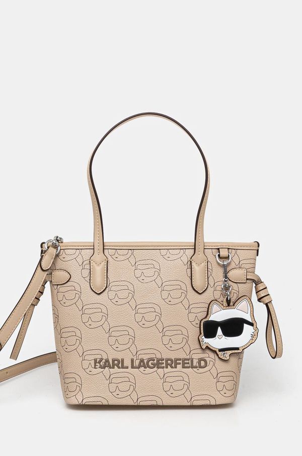 Karl Lagerfeld Torba Karl Lagerfeld boja: bež, A1W30134