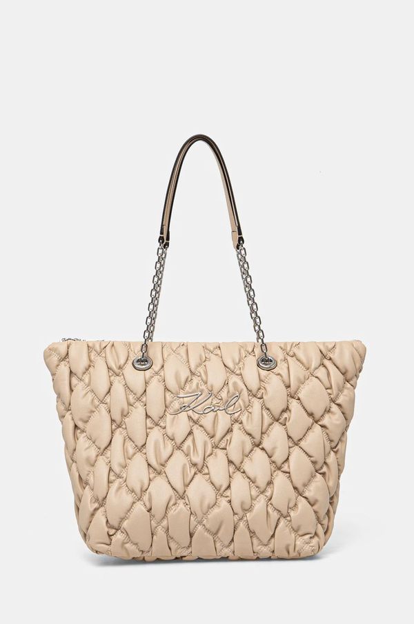 Karl Lagerfeld Torba Karl Lagerfeld boja: bež, A1W30417