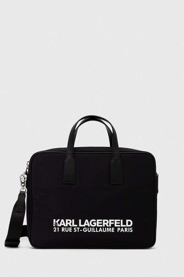 Karl Lagerfeld Torba Karl Lagerfeld boja: crna