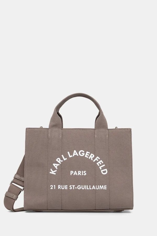 Karl Lagerfeld Torba Karl Lagerfeld boja: smeđa