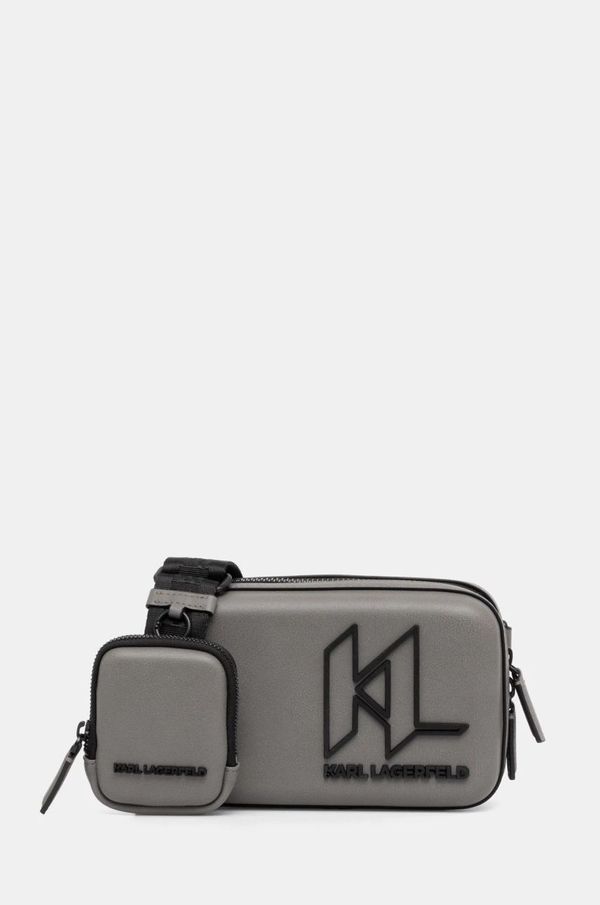 Karl Lagerfeld Torba Karl Lagerfeld K/MONOGRAM boja: siva, A1M30114