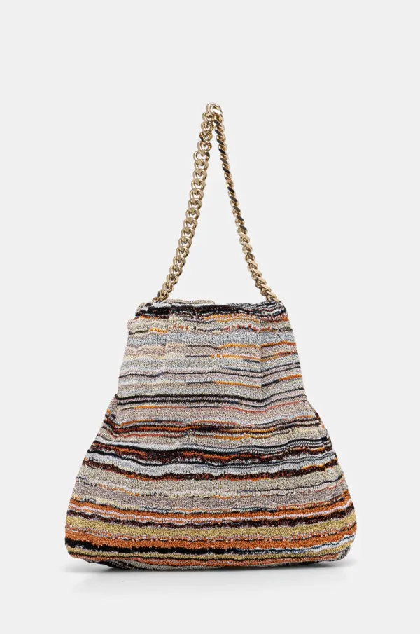 Missoni Torba Missoni Drawstring Pouch Chain boja: siva, MI10070F