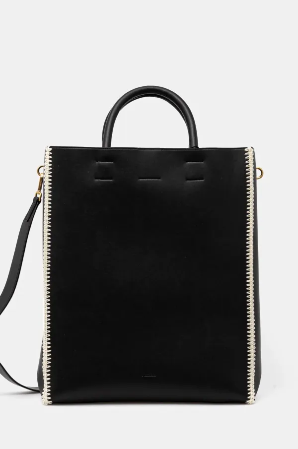 Nanushka Torba Nanushka COMPASSTOTE boja: crna, NU24CRBG06799