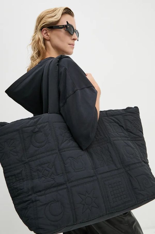 Nanushka Torba Nanushka SOFT TOTE boja: crna, NU24FWBT12451