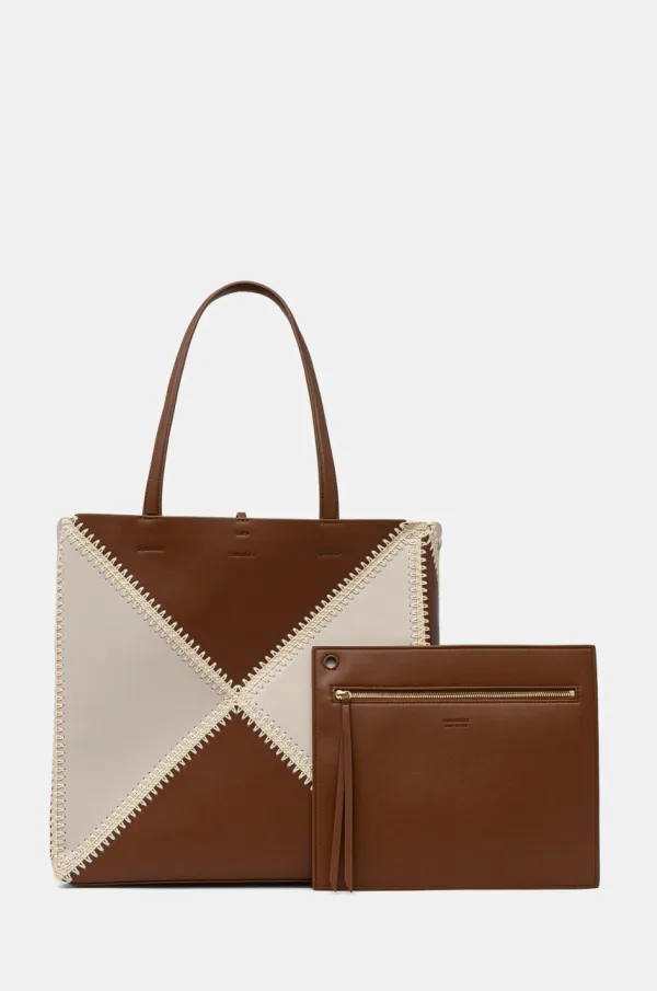 Nanushka Torba Nanushka THEORIGAMITOTELARGE boja: bijela, NW23CRBG00471