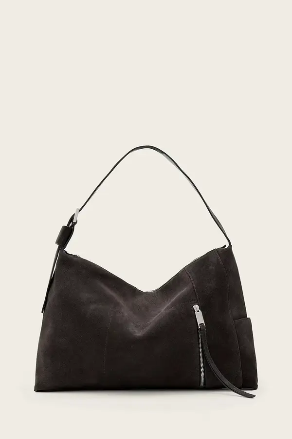 AllSaints Torba od brušene kože AllSaints ALBA