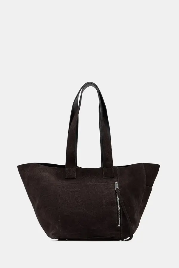 AllSaints Torba od brušene kože AllSaints ALBA