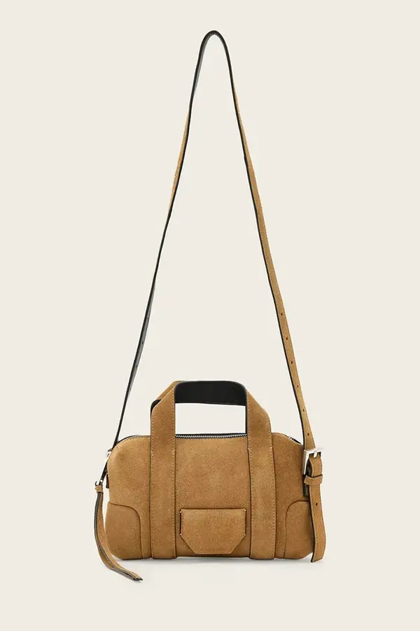 AllSaints Torba od brušene kože AllSaints ARES