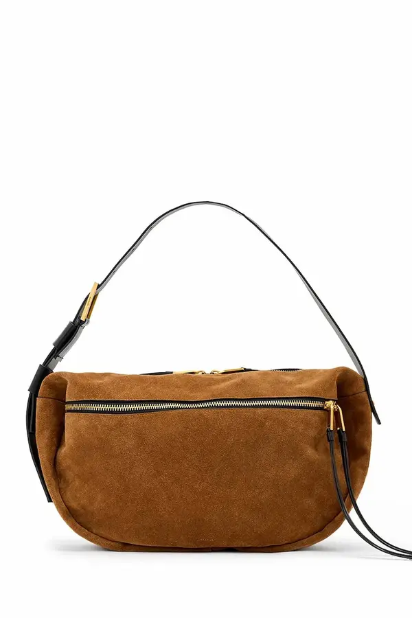 AllSaints Torba od brušene kože AllSaints