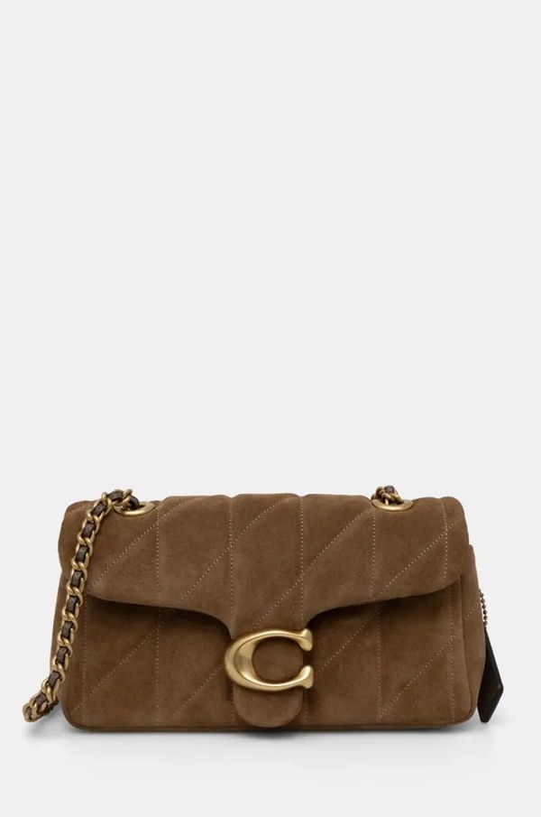 Coach Torba od brušene kože Coach Tabby boja: smeđa, CW626