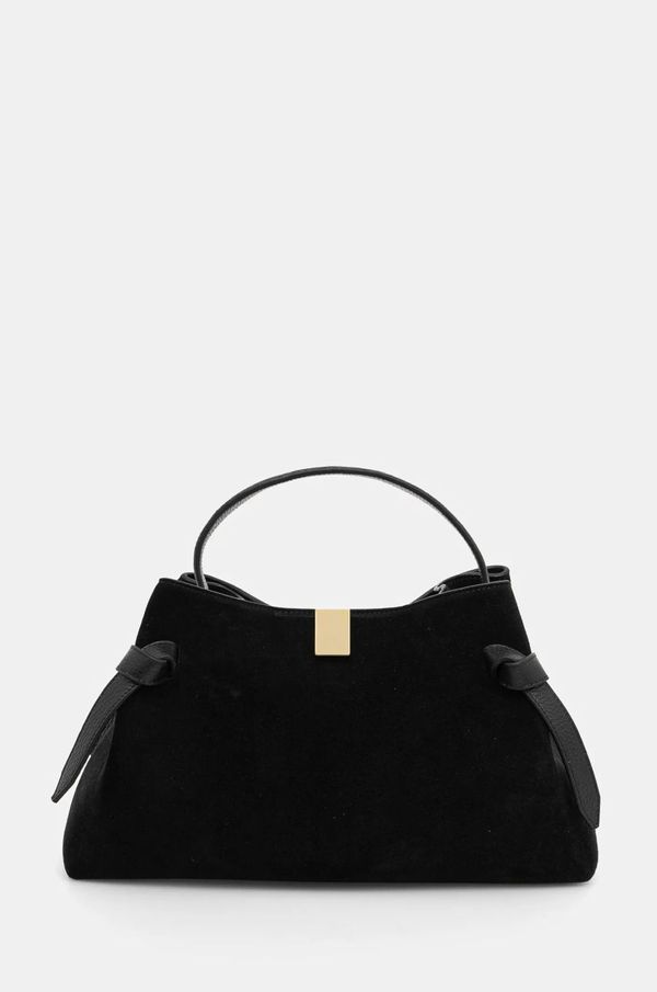 Yuzefi Torba od brušene kože Yuzefi boja: crna, YUZCO-HB-GZ-S011