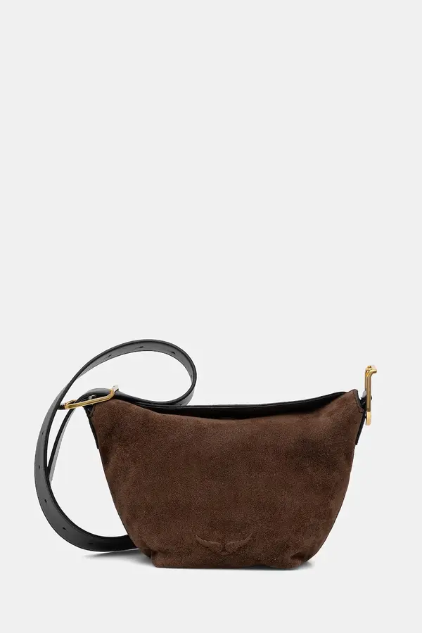 Zadig&Voltaire Torba od brušene kože ZADIG&VOLTAIRE  BABY JANE SUEDE