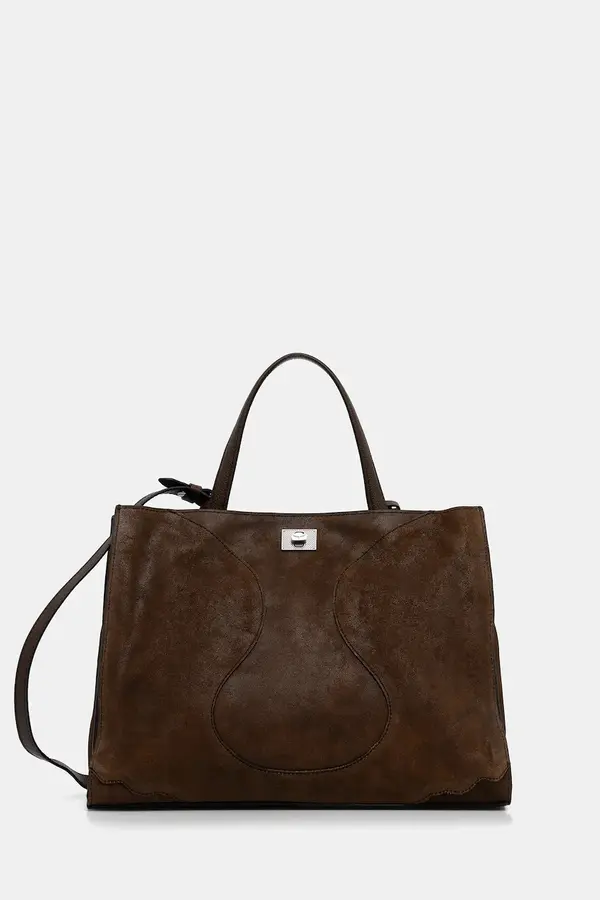 Zadig&Voltaire Torba od brušene kože ZADIG&VOLTAIRE  JACK SUEDE