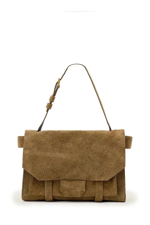 AllSaints Torba od nubuk kože AllSaints URSA