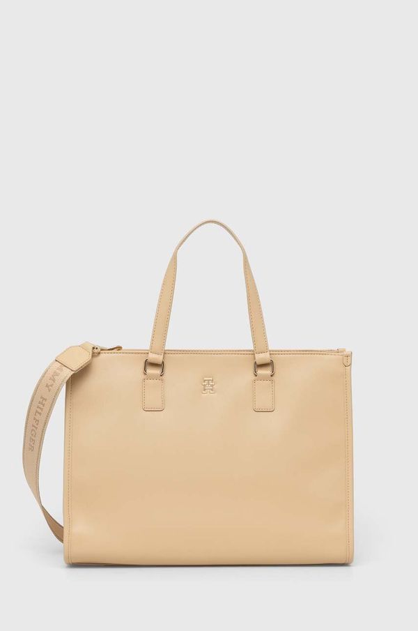 Tommy Hilfiger Torba Tommy Hilfiger boja: bež, AW0AW15978