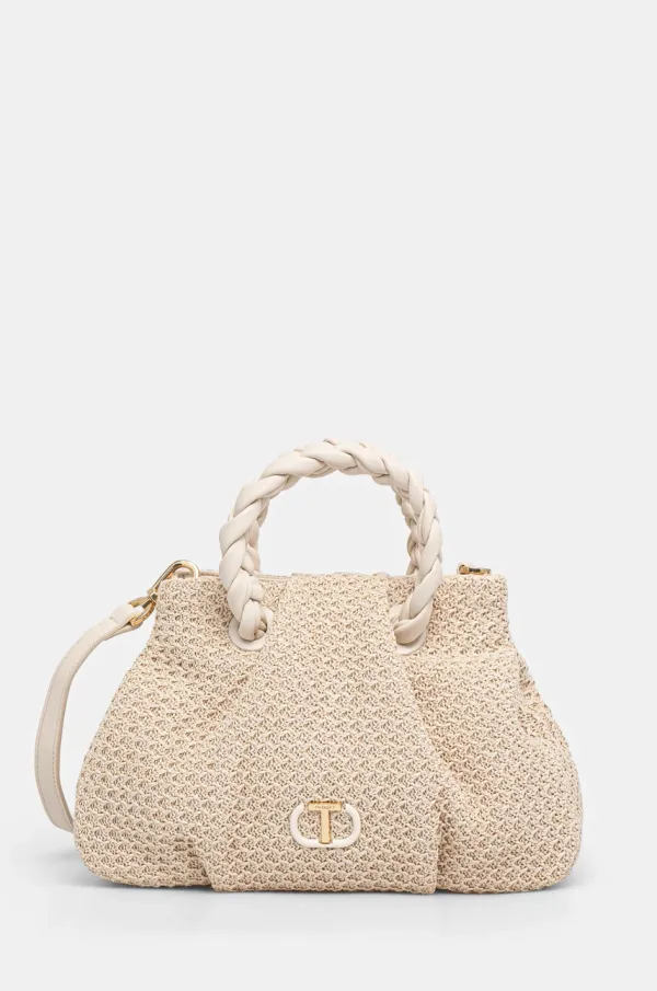 Twinset Torba Twinset boja: bež, 251TD8320