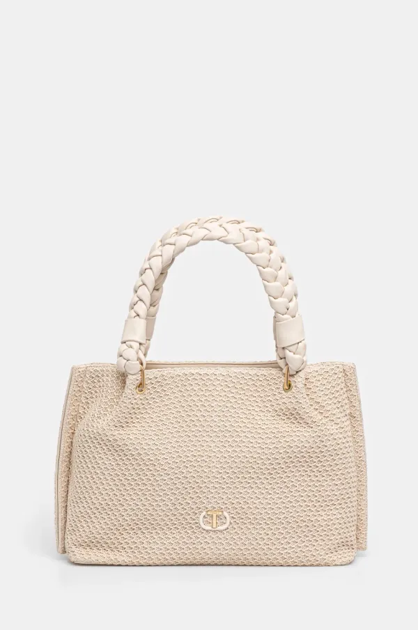 Twinset Torba Twinset boja: bež, 251TD8323