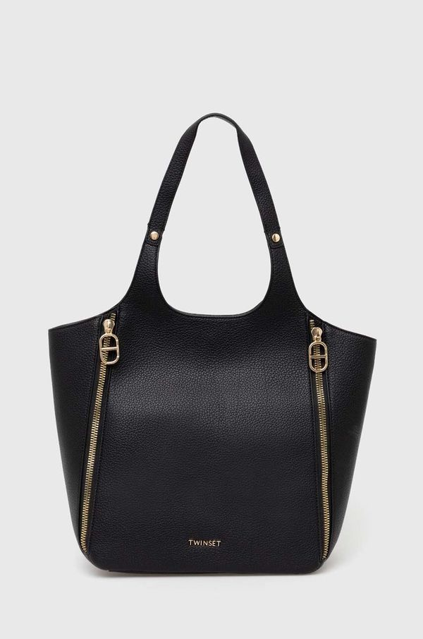 Twinset Torba Twinset boja: crna, 242TB7023