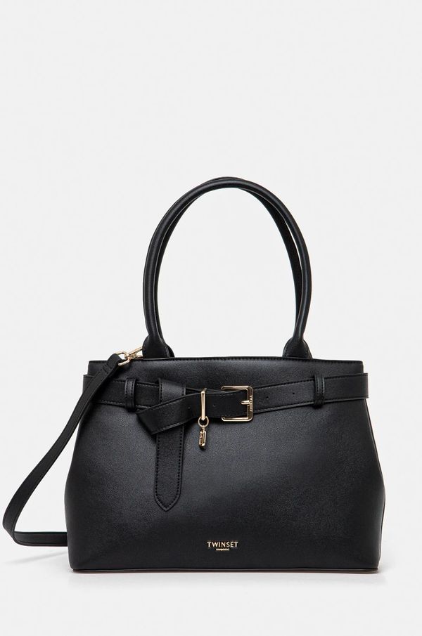 Twinset Torba Twinset boja: crna, 251TB7291