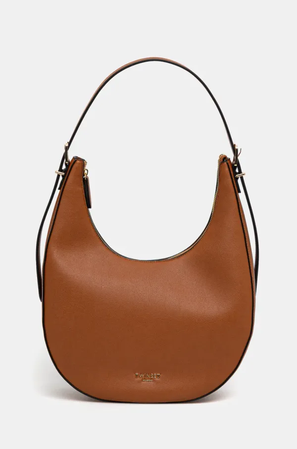 Twinset Torba Twinset boja: smeđa, 251TB7293