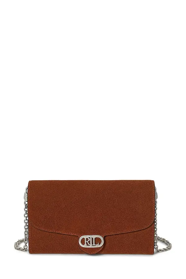 Lauren Ralph Lauren Torbica od brušene kože Lauren Ralph Lauren