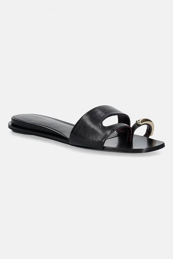 Tory Burch Tory Burch natikače s niskim potplatom za žene od kože Pierced Slide