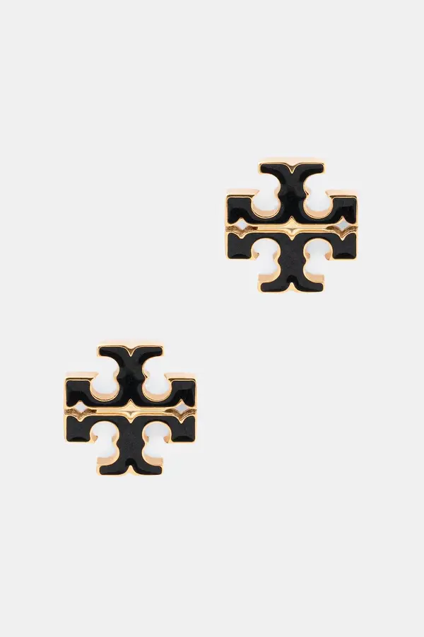 Tory Burch Tory Burch naušnice za žene od nehrđajućeg čelika s emajlom Icon