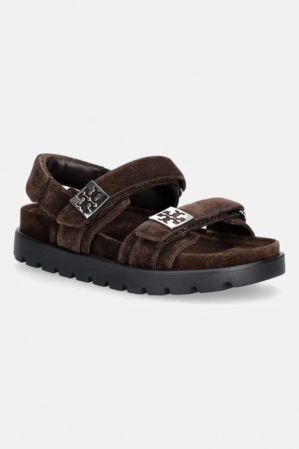 Tory Burch Tory Burch sandale za žene od brušene kože Mellow Sport Sandal