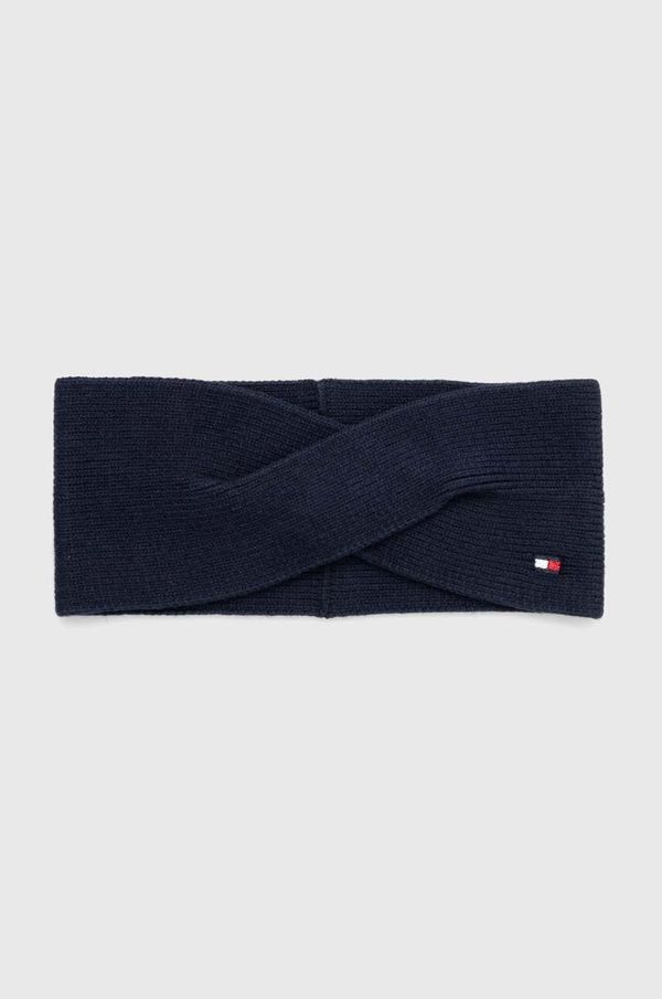 Tommy Hilfiger Traka s primjesom kašmira Tommy Hilfiger boja: tamno plava