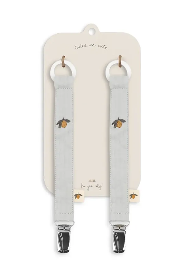 Konges Sløjd Traka za dudu Konges Sløjd 2 PACK SEERSUCKER PACIFIER STRAP 2-pack KS102903