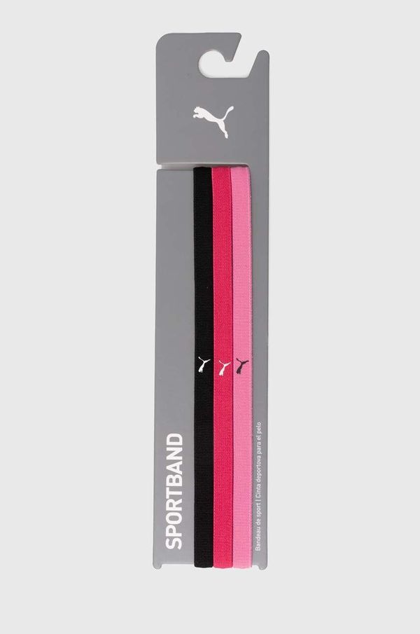 Puma Trake za glavu Puma 3-pack boja: crvena, 05349153491