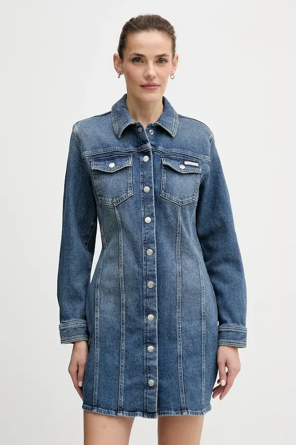 Calvin Klein Jeans Traper haljina Calvin Klein Jeans