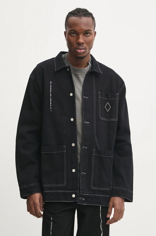 A-COLD-WALL* Traper jakna A-COLD-WALL* za muškarce, boja: crna, za prijelazno razdoblje, oversize, ACWMH058