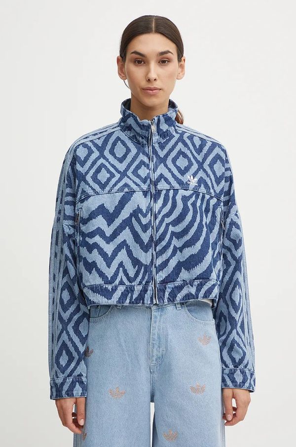 adidas Originals Traper jakna adidas Originals x FARM Rio za žene, za prijelazno razdoblje, oversize, IW0793