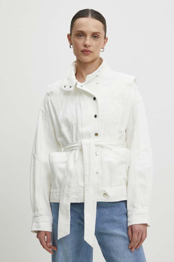 Answear Lab Traper jakna Answear Lab za žene, boja: bež, za prijelazno razdoblje