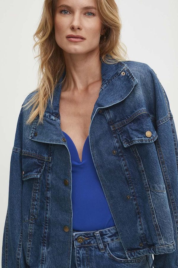 Answear Lab Traper jakna Answear Lab za žene, za prijelazno razdoblje, oversize