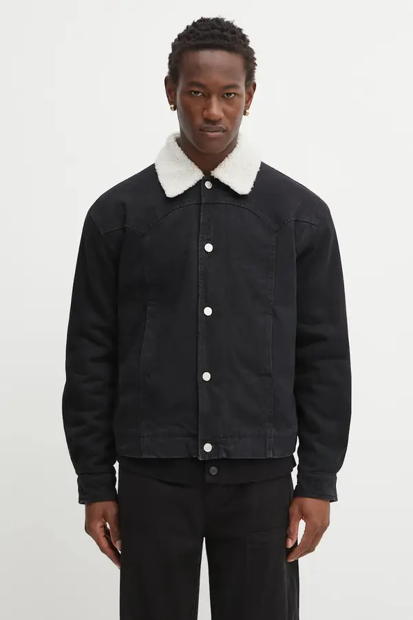 Aries Traper jakna Aries Sherpa Denim Car Coat