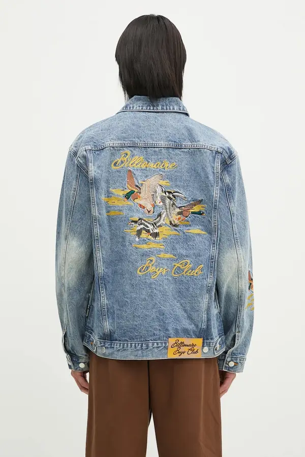 Billionaire Boys Club Traper jakna Billionaire Boys Club Duck Embroidered Denim Jacket