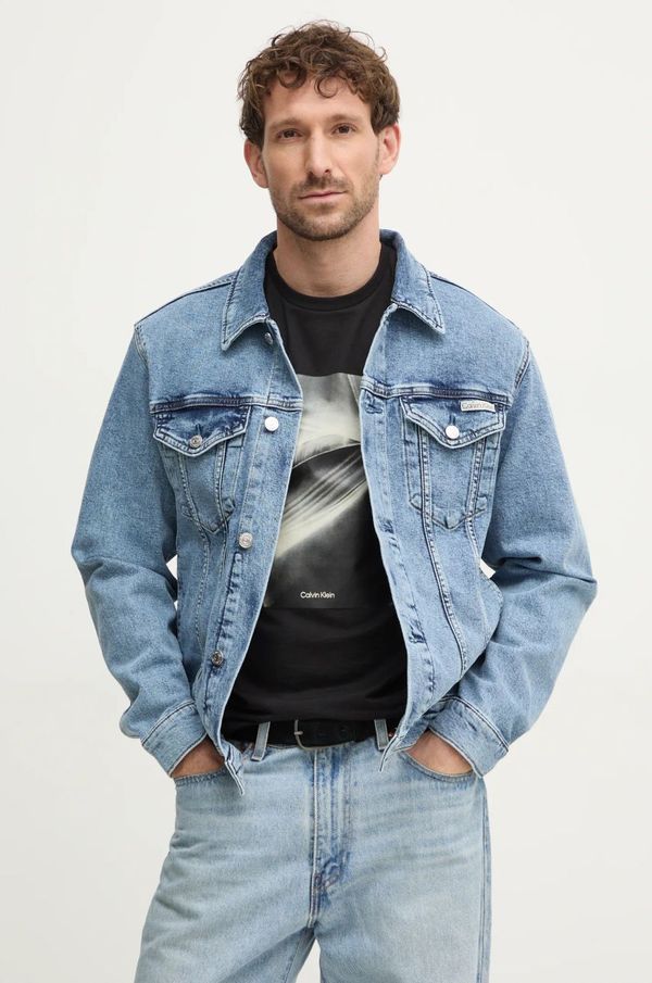 Calvin Klein Jeans Traper jakna Calvin Klein Jeans za muškarce, za prijelazno razdoblje, J30J326552