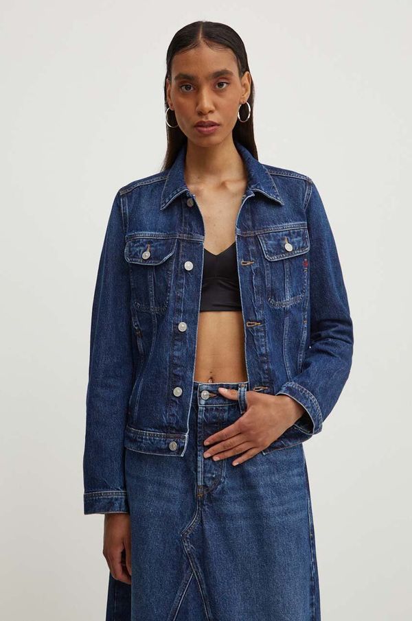 Diesel Traper jakna Diesel DE-BONNY za žene, boja: tamno plava, za prijelazno razdoblje, A09970.09I27